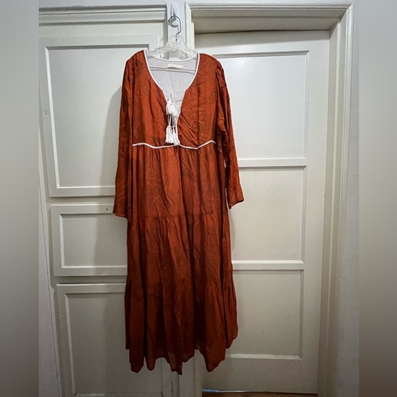 Christy Dawn - Paloma Dress Extended Pumpkin Paisley (Lined) Size 2X NWOT - Picture 2 of 16